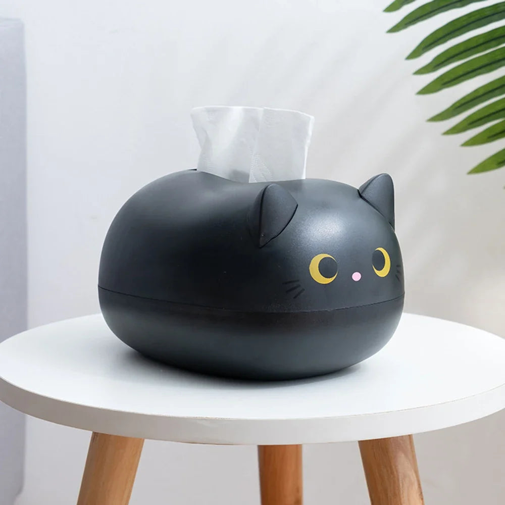 1PC Creative Cartoon Cute Simple Multi-Functional Storage Ornaments Tissue Box Pumping Paper Box Home Dining Room Coffee Table