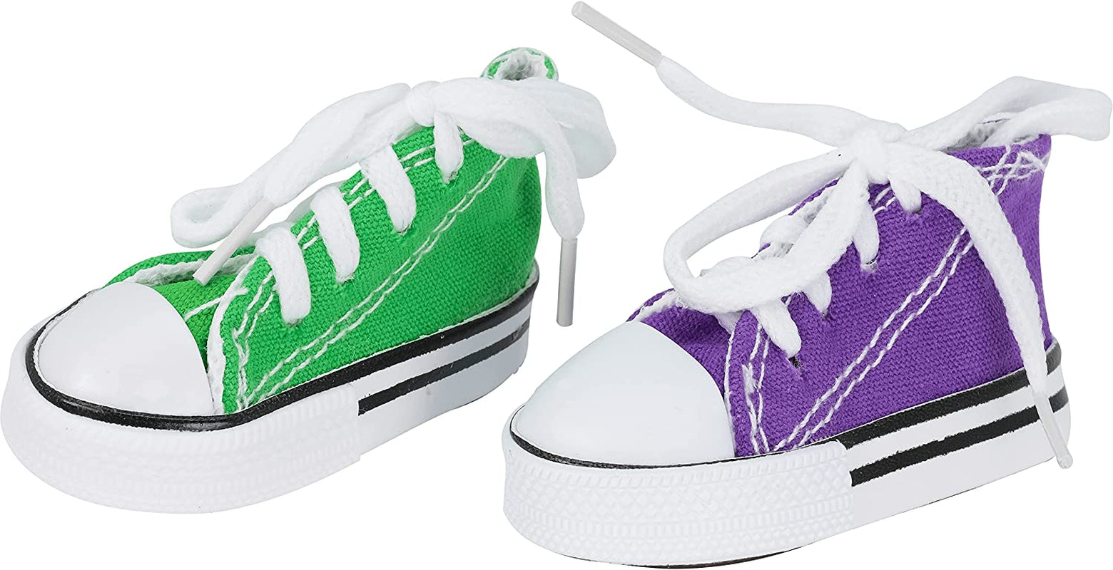 24 Mini Sneakers Foot Beak Chew Throw Parrot Parakeet Quaker Budgie Finch Cockatoo