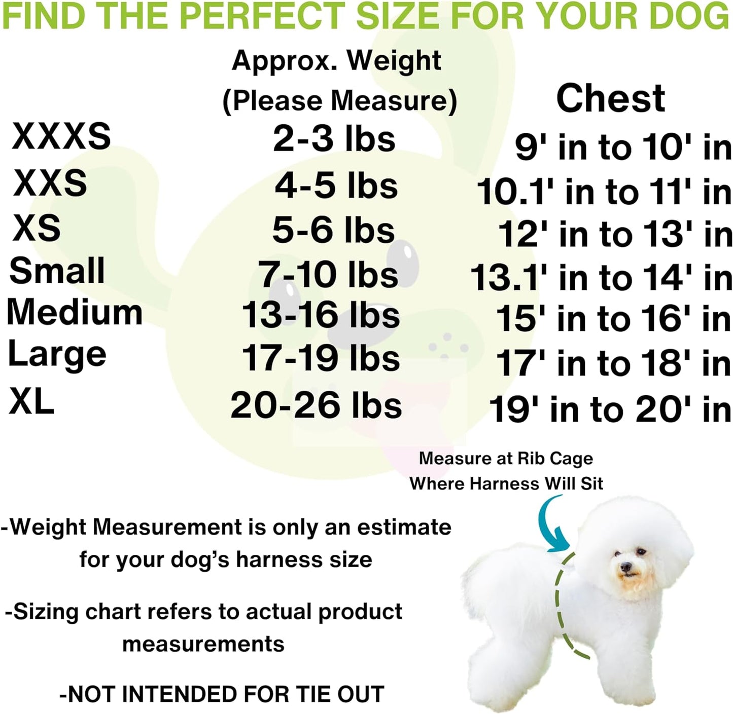 Step in Dog Harness - Eco-Friendly Teacup Dog Harnesses for XXS, XS, and Small Dogs - Reflective and Adjustable Mini Body Halter Vest -Tiny Soft Mesh Toy Breed Harness under 5 Lbs (Black, XXS)