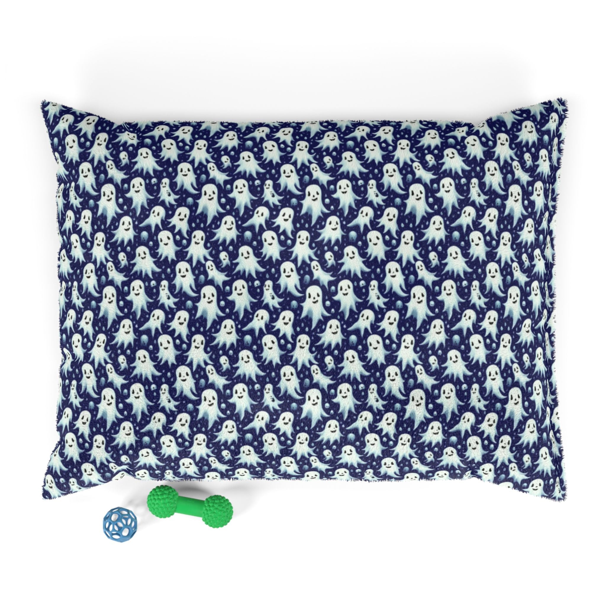 Midnight Mischief: A Thousand Friendly Ghosts Pattern - Pet Bed Pet Zen