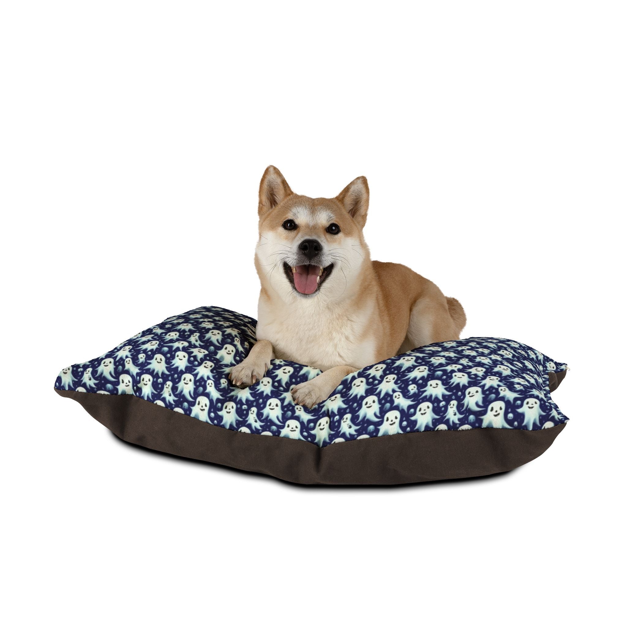 Midnight Mischief: A Thousand Friendly Ghosts Pattern - Pet Bed Pet Zen