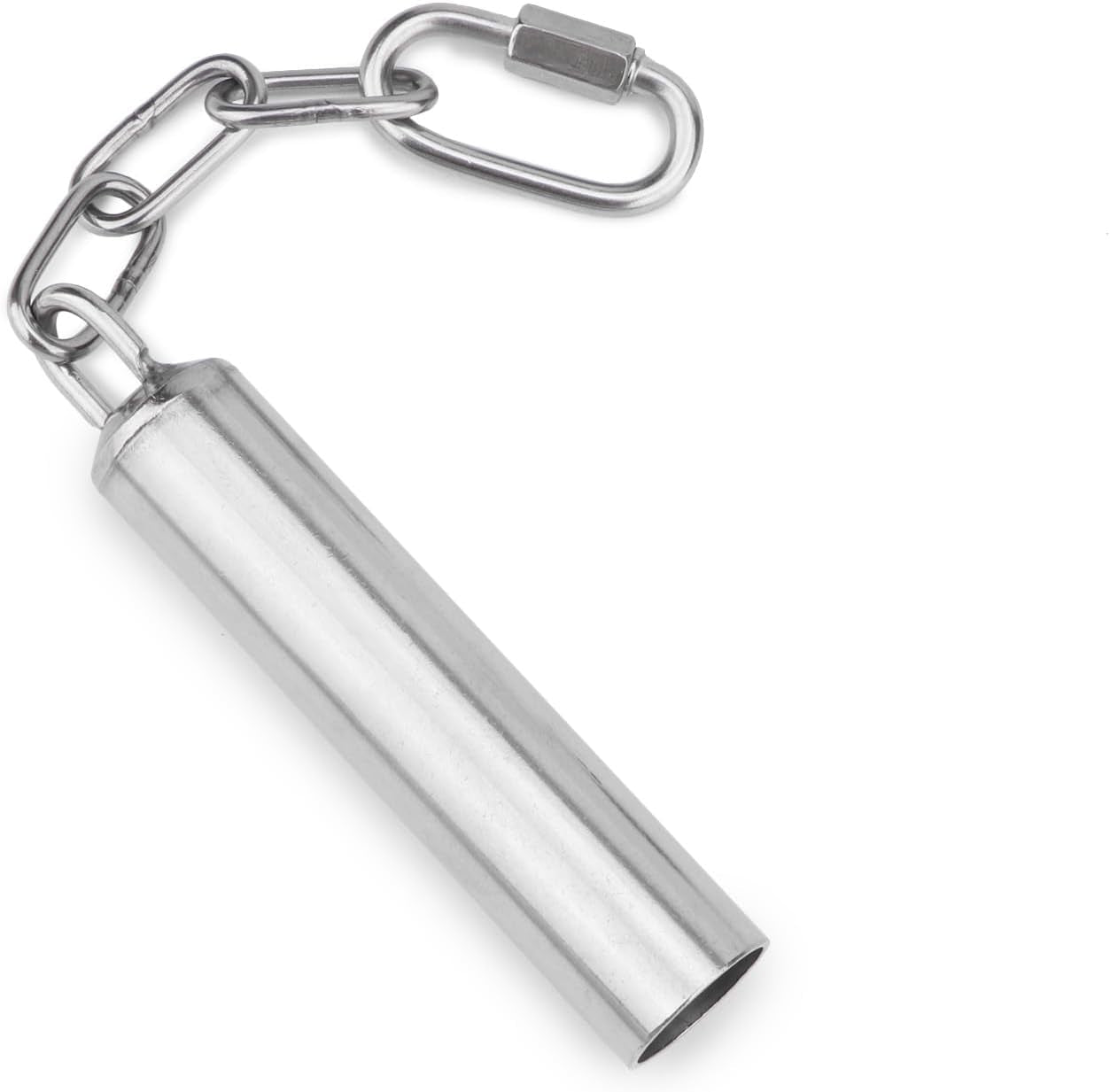 Stainless Steel Bell Bird Toys Durable Hanging Chew Toy for Cage | Rustproof, Heavy Duty, Safe Smooth Edges, Easy-Hanging, for Macaw/African Grey/Cockatoo/Parakeet/Cockatiel, 1 Pack, 7.5'', S