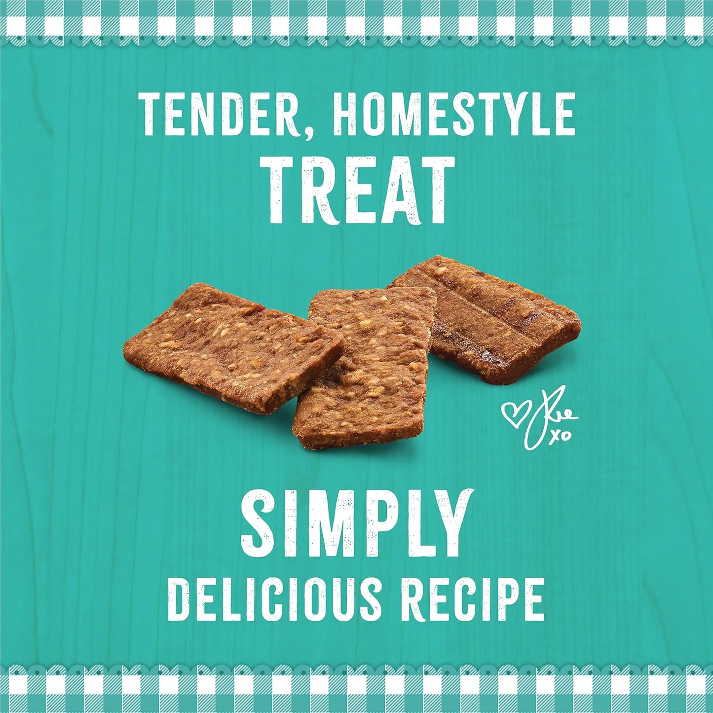 Natural Jerky Grain Free Dog Treats, Chicken & Apple Recipe Jerky Strips - 16 Oz. Pouch