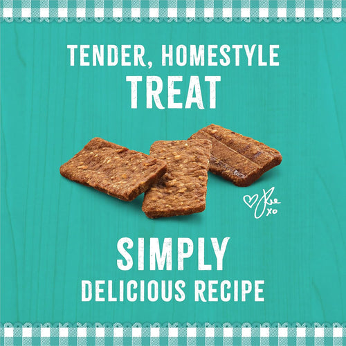 Natural Jerky Grain Free Dog Treats, Chicken & Apple Recipe Jerky Strips - 16 Oz. Pouch