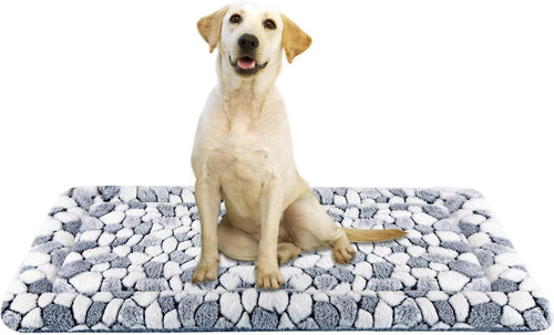 Reversible Crate Pad Cool/Warm Washable S-XXL Grey Stone