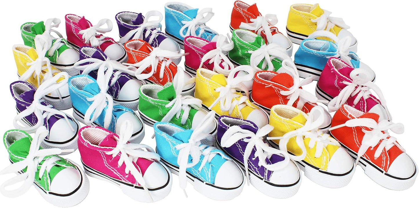 24 Mini Sneakers Foot Beak Chew Throw Parrot Parakeet Quaker Budgie Finch Cockatoo