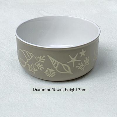 Tail Single Medium Anti-tip Neck Guard Cute Dog Bowl
