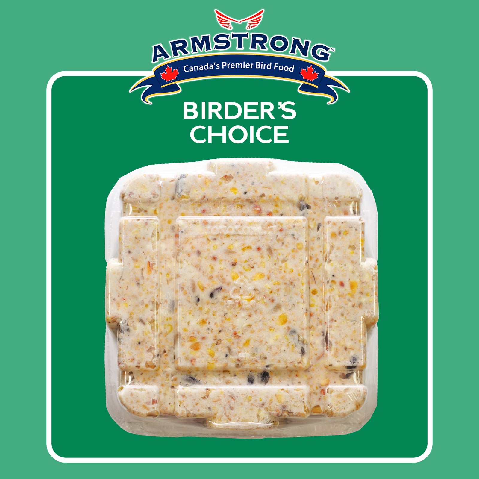 Armstrong Wild Bird Food Birder'S Choice Suet Cake, 11.3Oz (Pack of 8)
