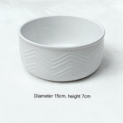 Tail Single Medium Anti-tip Neck Guard Cute Dog Bowl