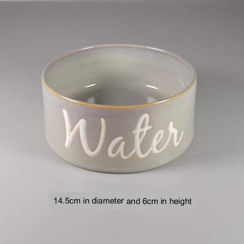 Tail Single Medium Anti-tip Neck Guard Cute Dog Bowl