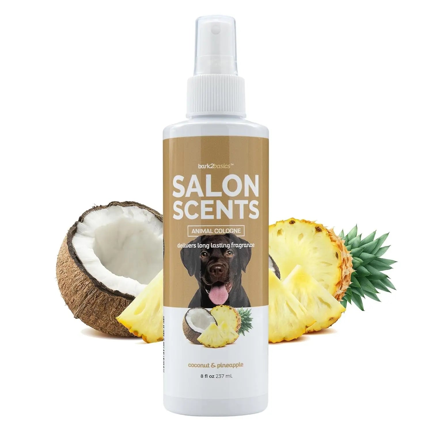 Bark2Basics Long Lasting Scents Professional Pet Cologne for Dogs & Cats, 8oz