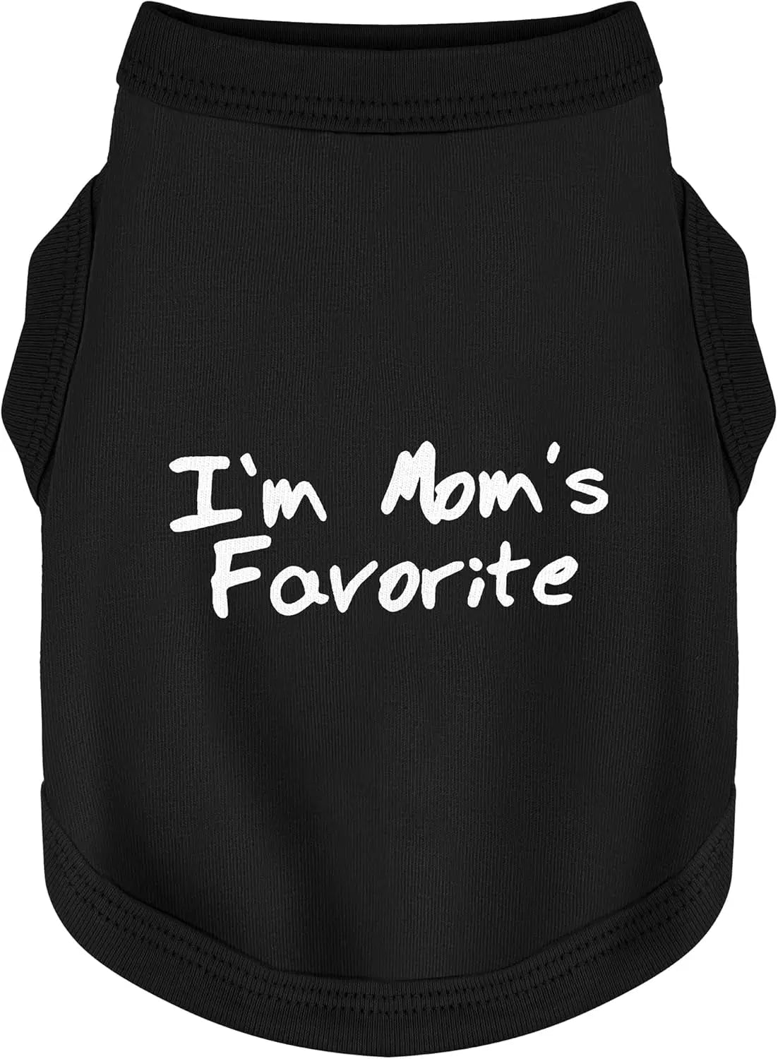 Dog Tank Shirt I'm Mom's Favorite Cotton Vest All Sizes & Colors