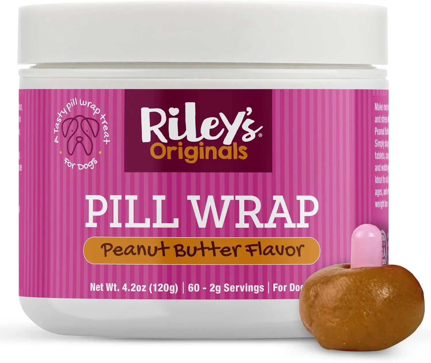 Dog Pill Wrap Paste Cheese & Bacon Flavor, Easy Pill Masking Treat