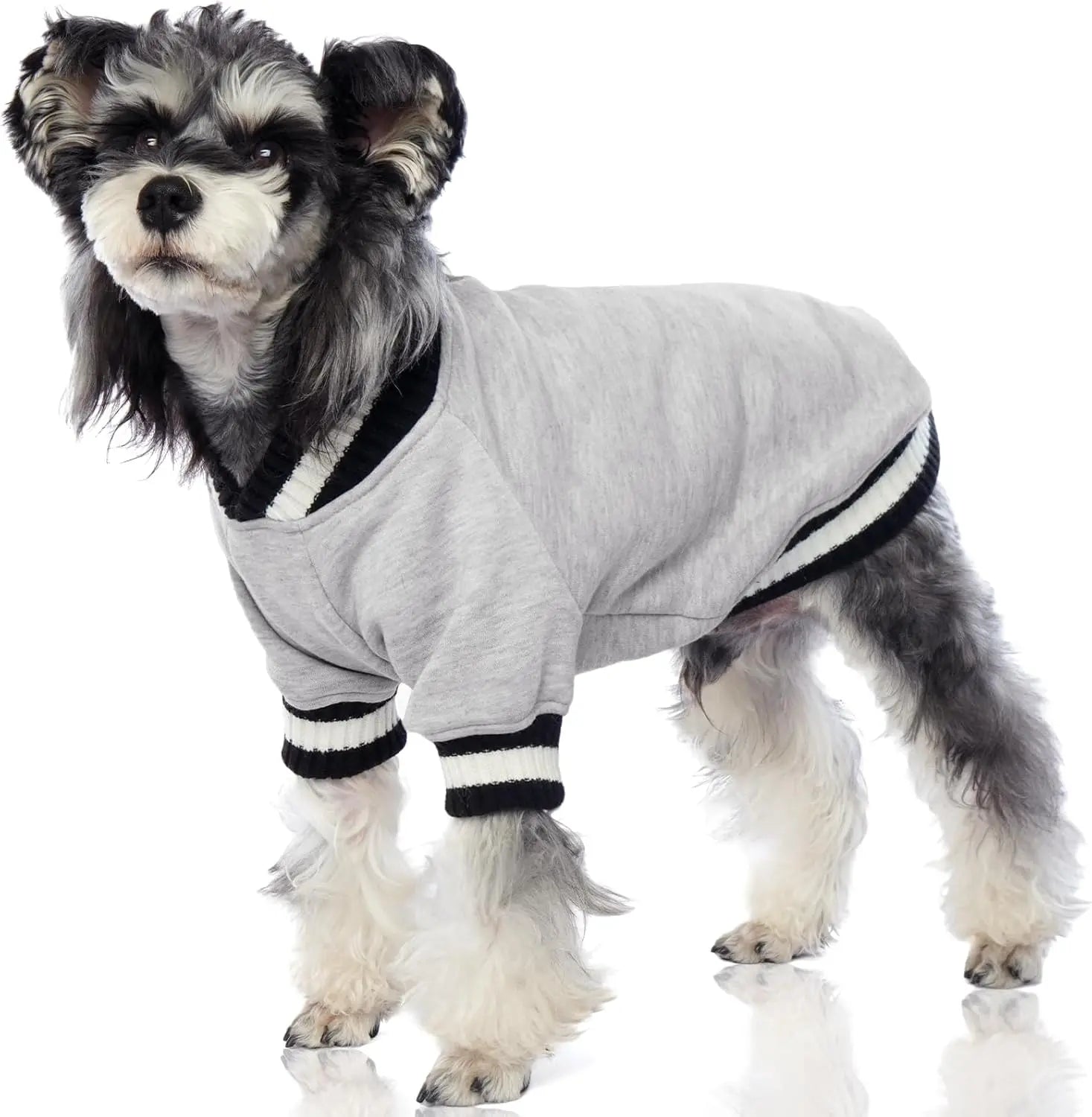 Dog Winter Fleece Pullover Sweater, Soft Warm Hoodie for Small to Medium Dogs