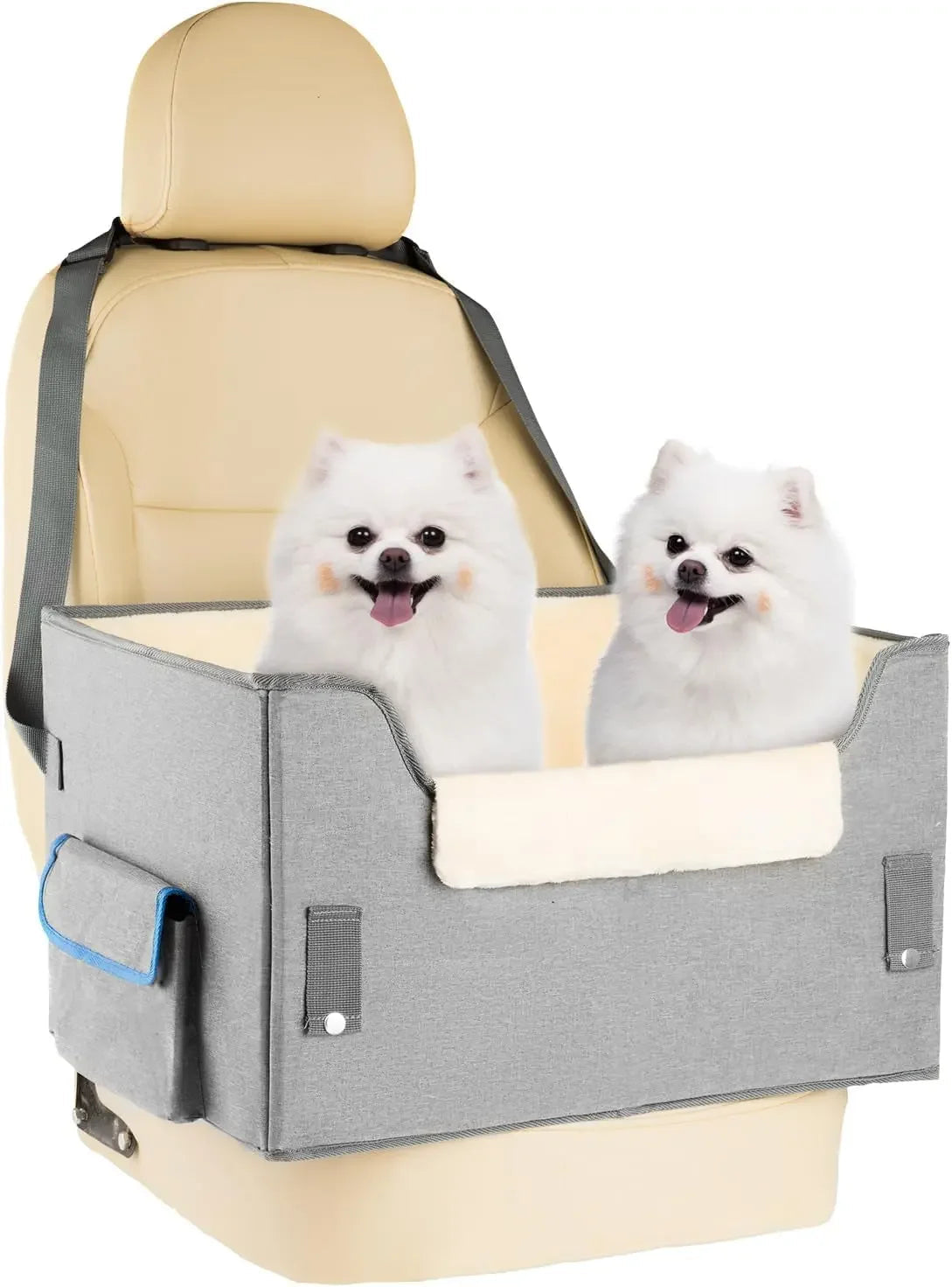 Elevated Dog Car Seat Booster for Safe & Comfortable Travel