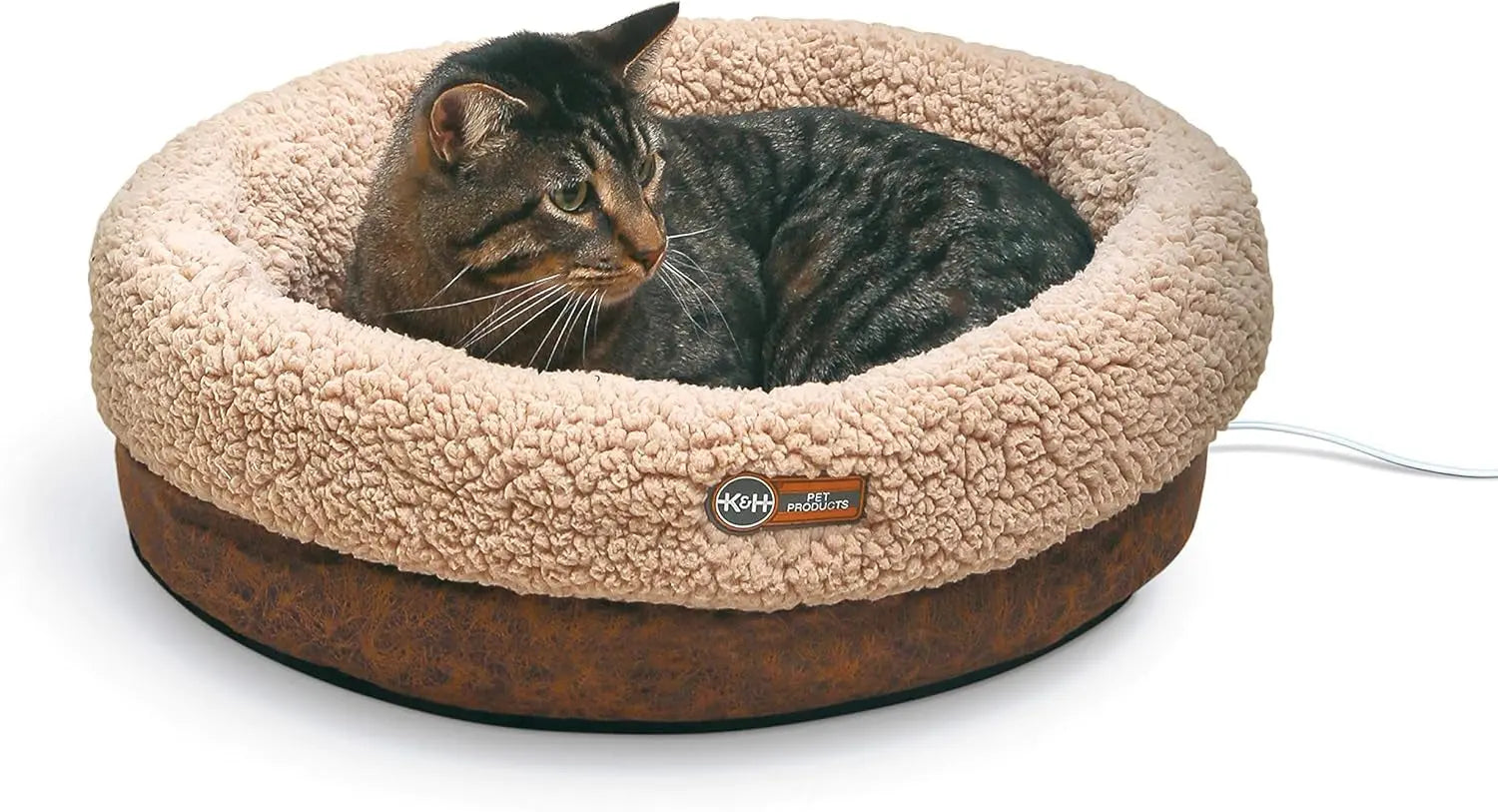 Heated Cat Bed - Soft and Cozy Snuggle Cup for Ultimate Cat Comfort