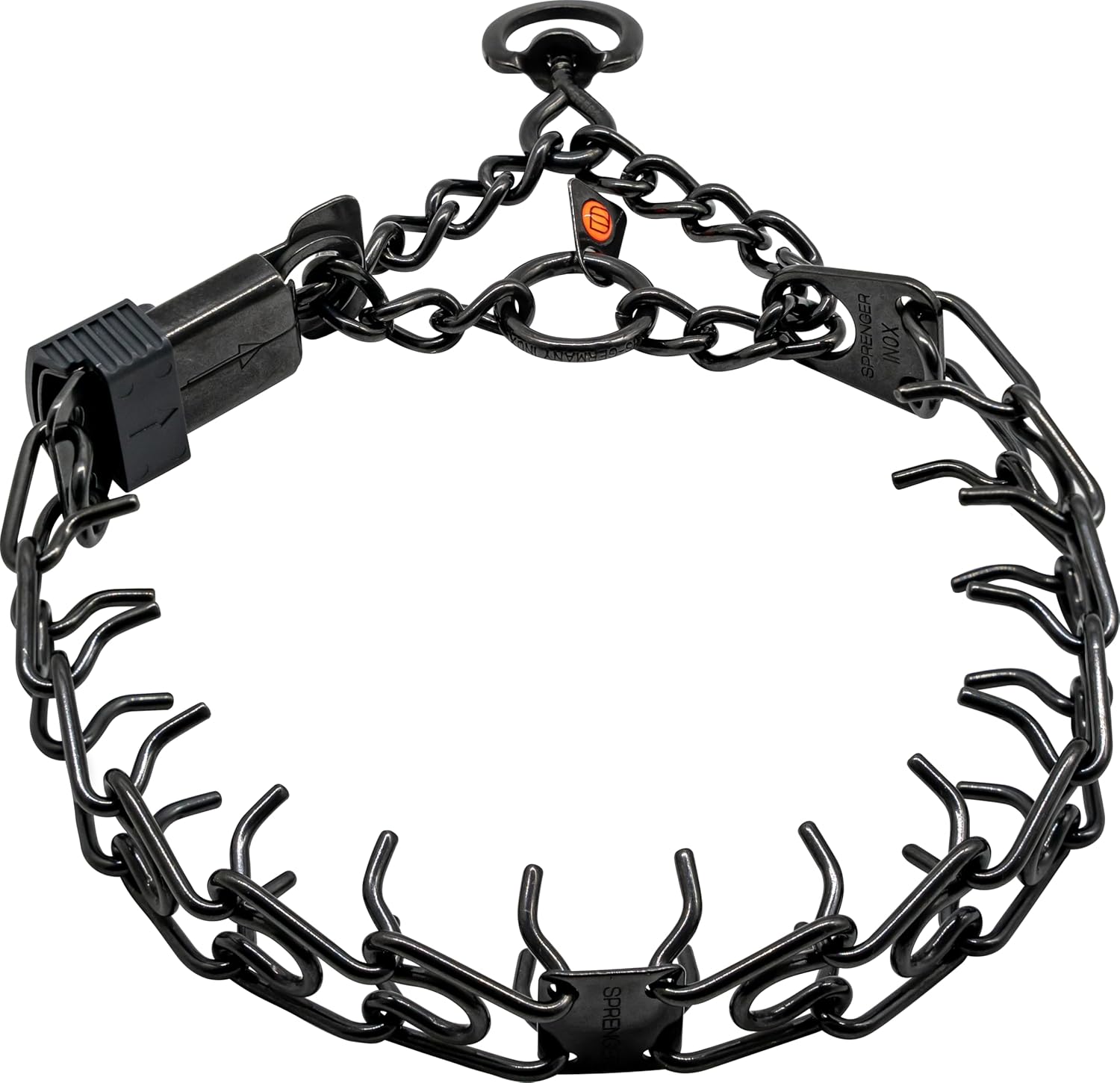 Herm Sprenger Prong Dog Training Collar Chrome Steel Anti Pull Adjustable