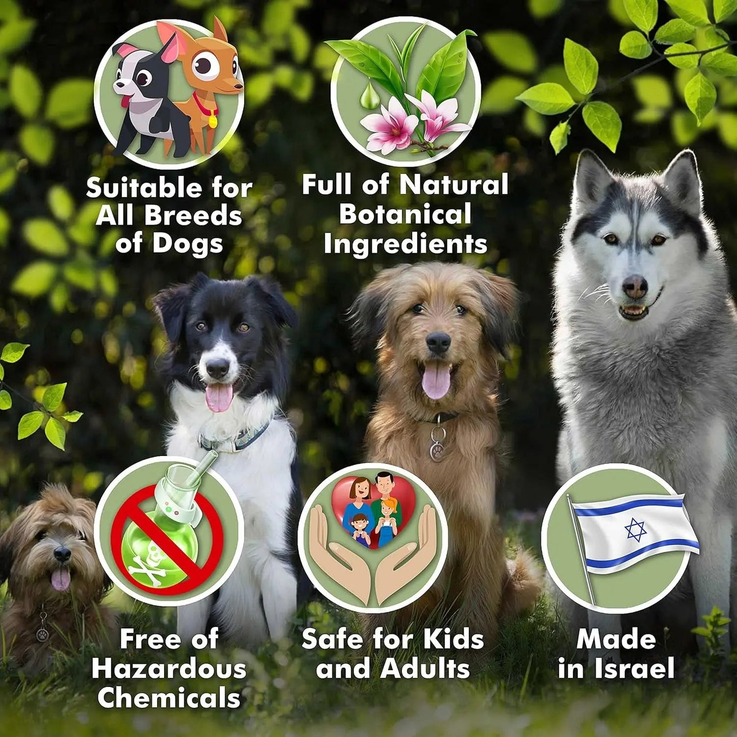 Medicated Dog Shampoo Anti Itch & Yeast Hot Spot Skin Relief 13.5oz