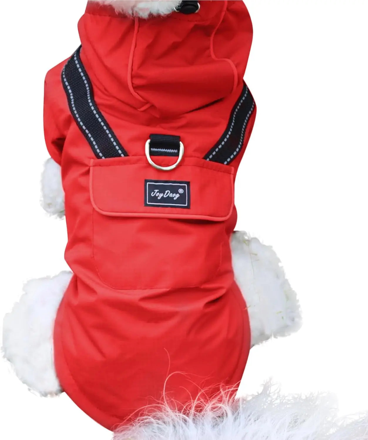 Outdoor Waterproof Dog Raincoat w/ Hood Reflective Sizes XS–XL in 4 Colors