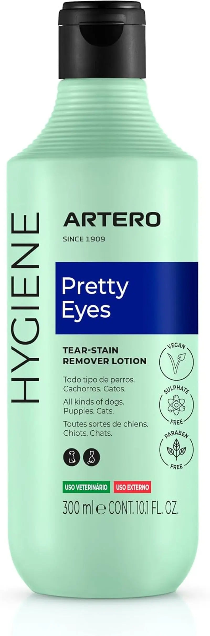 Pet Eye Cleaner for Dogs & Cats Tear Stain Remover Gentle Daily Care 300ml