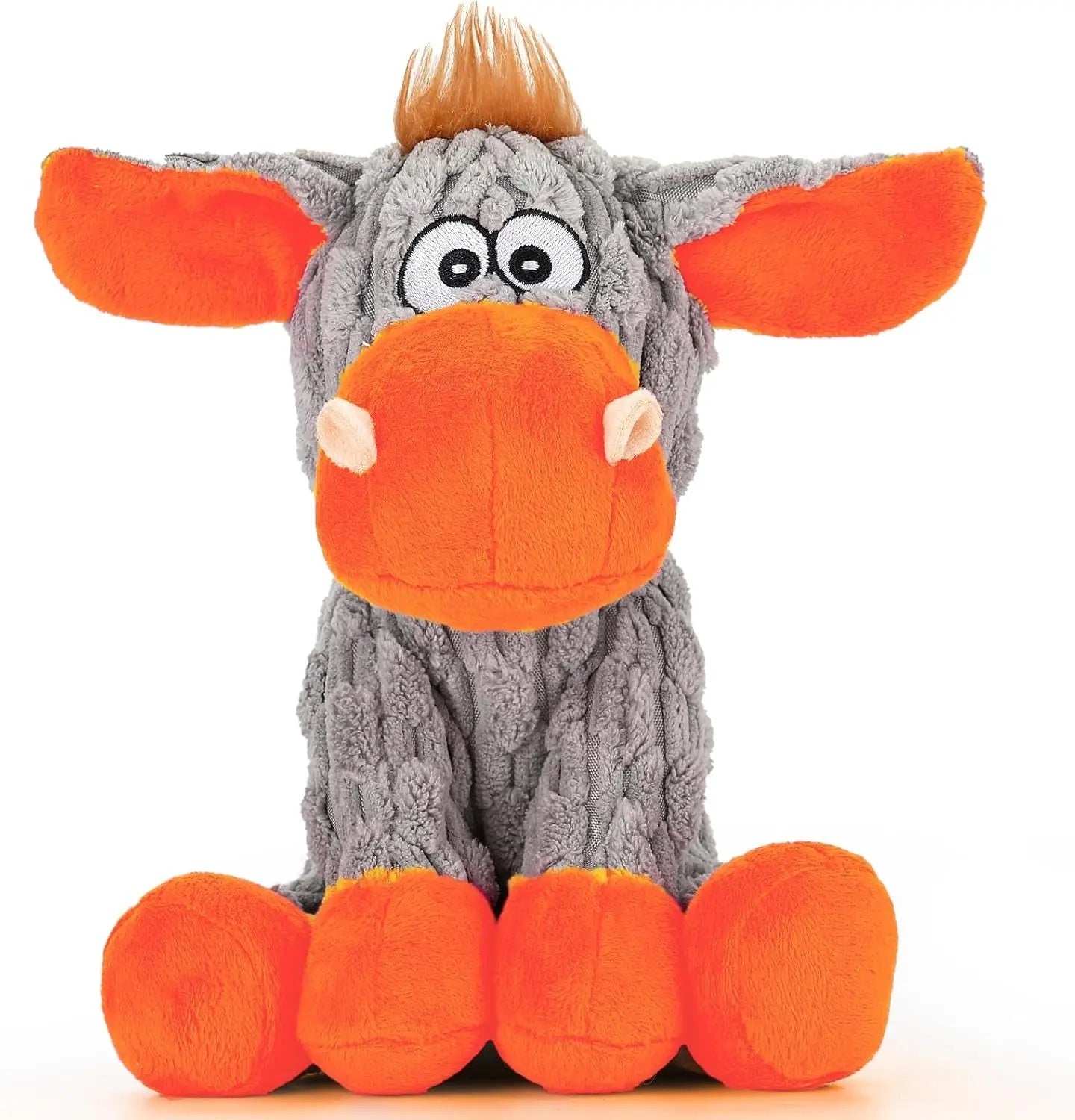 Plush Crinkle Squeaky Dog Toy for Small Medium & Large Dogs – Tough Chew