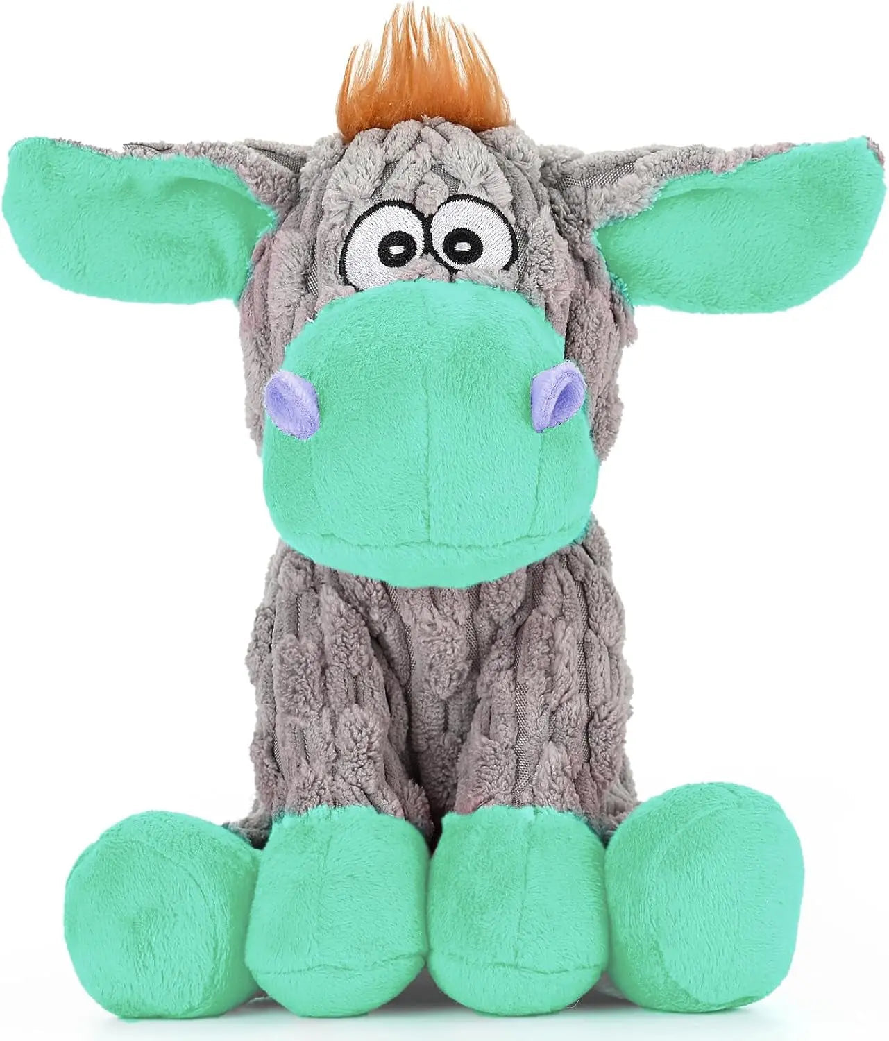 Plush Crinkle Squeaky Dog Toy for Small Medium & Large Dogs – Tough Chew