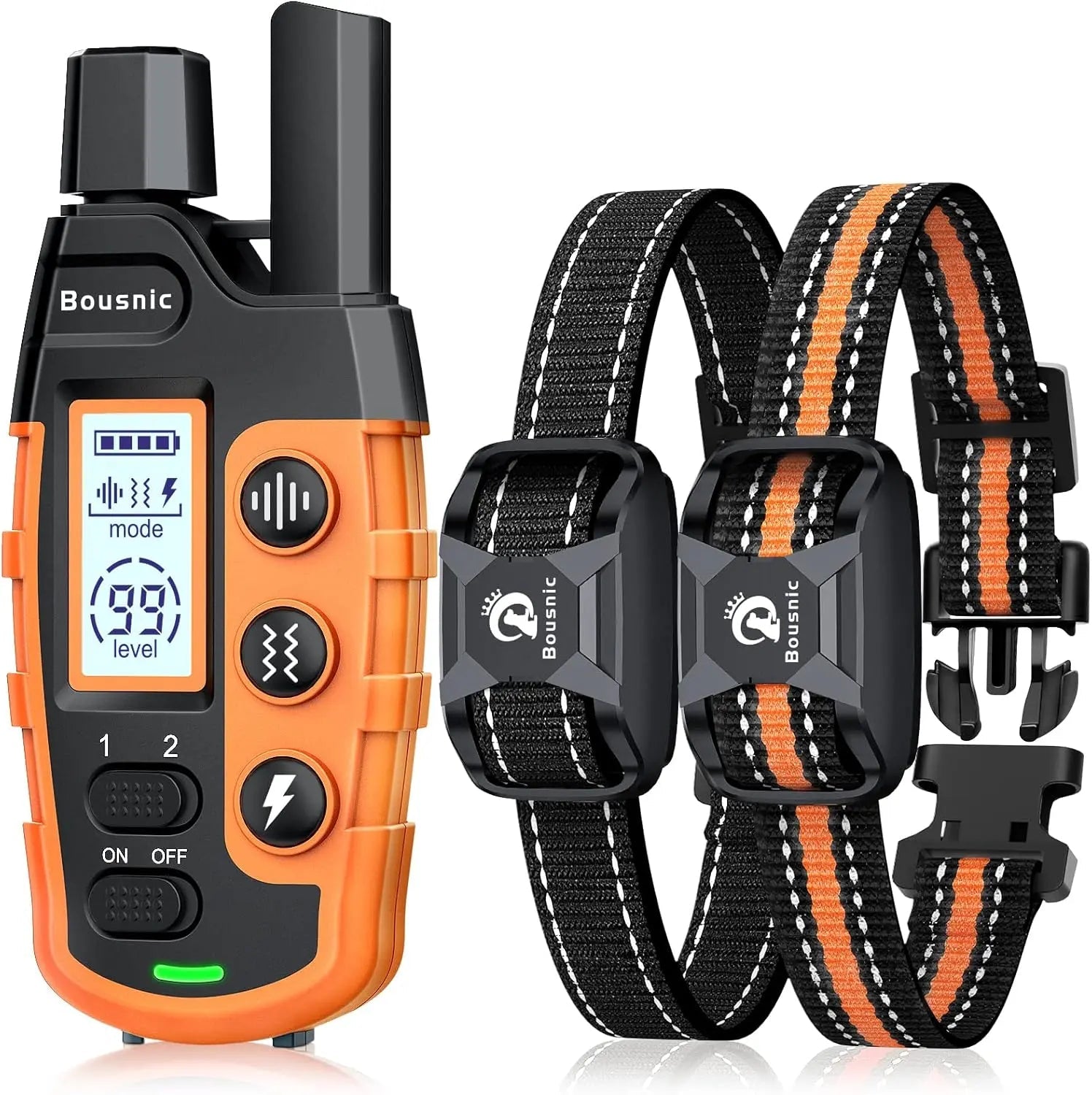 Remote Dog Training Collar for 2 Dogs, 3300ft Waterproof Rechargeable