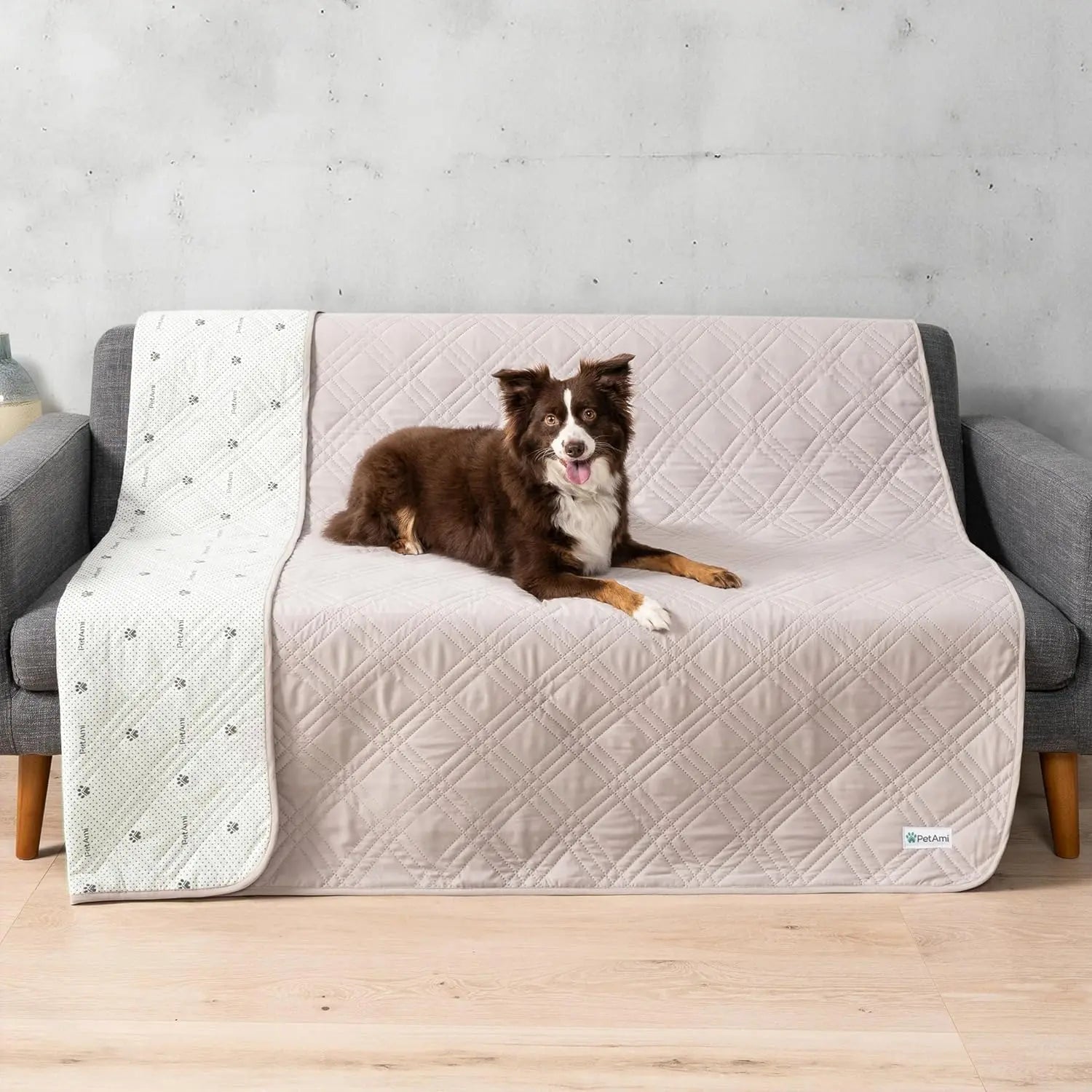 Waterproof Pet Couch Cover Reversible Furniture Protector for Dogs & Cats
