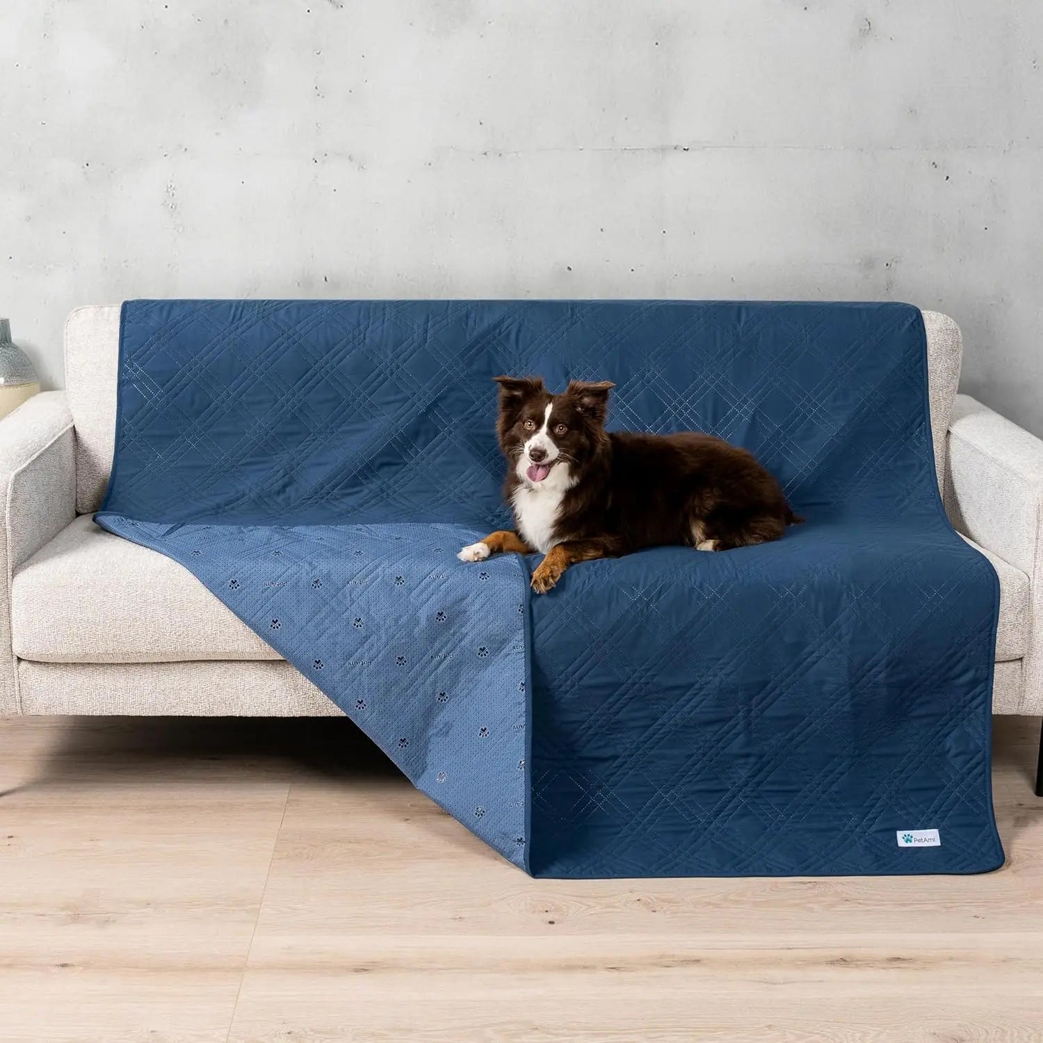 Waterproof Pet Couch Cover Reversible Furniture Protector for Dogs & Cats