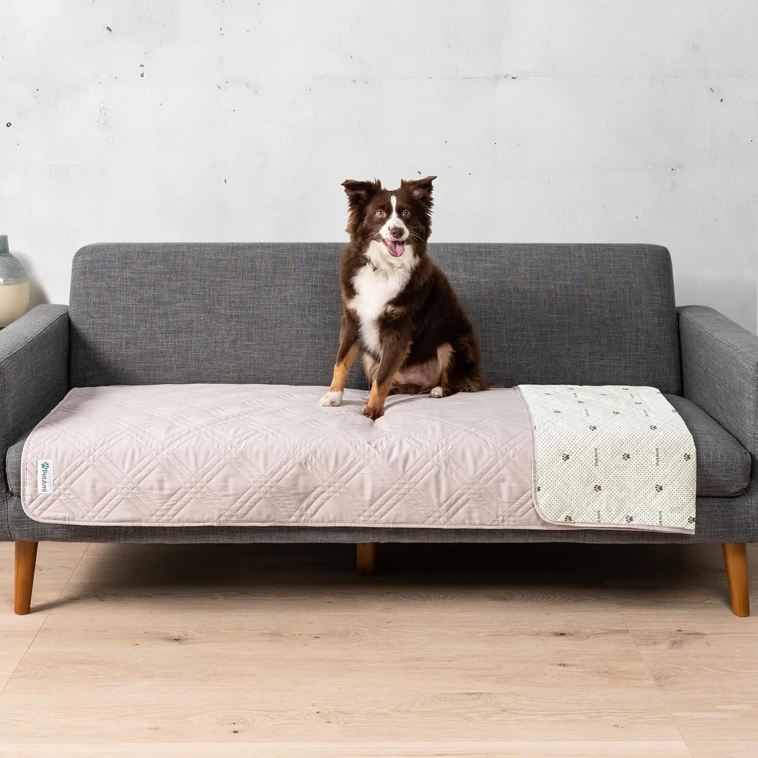 Waterproof Pet Couch Cover Reversible Furniture Protector for Dogs & Cats