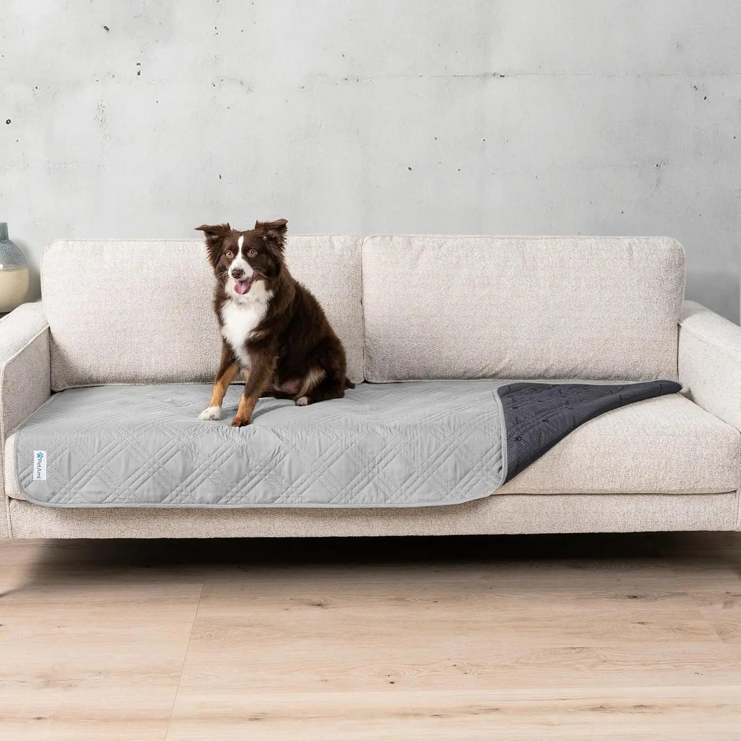 Waterproof Pet Couch Cover Reversible Furniture Protector for Dogs & Cats