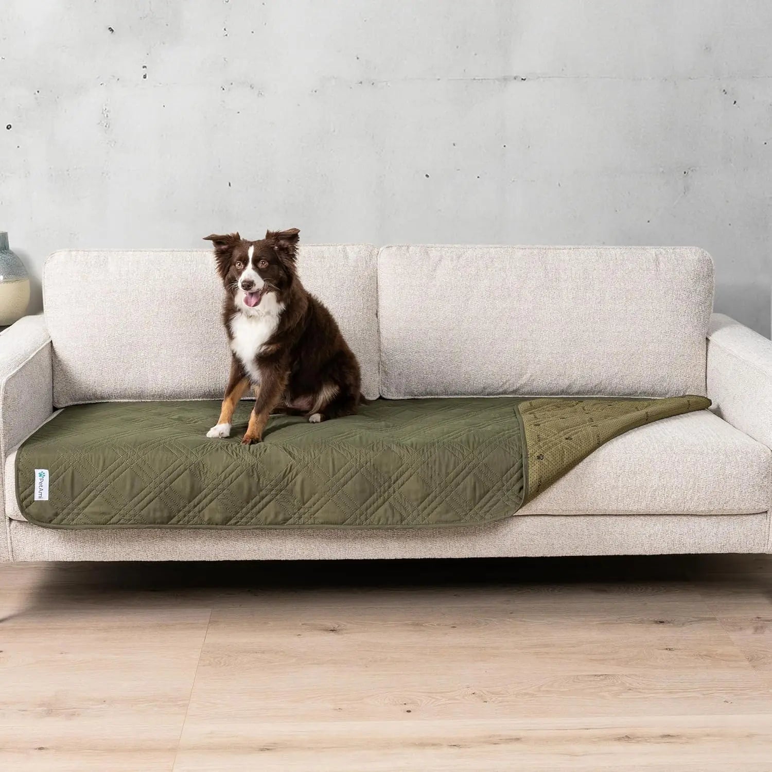 Waterproof Pet Couch Cover Reversible Furniture Protector for Dogs & Cats