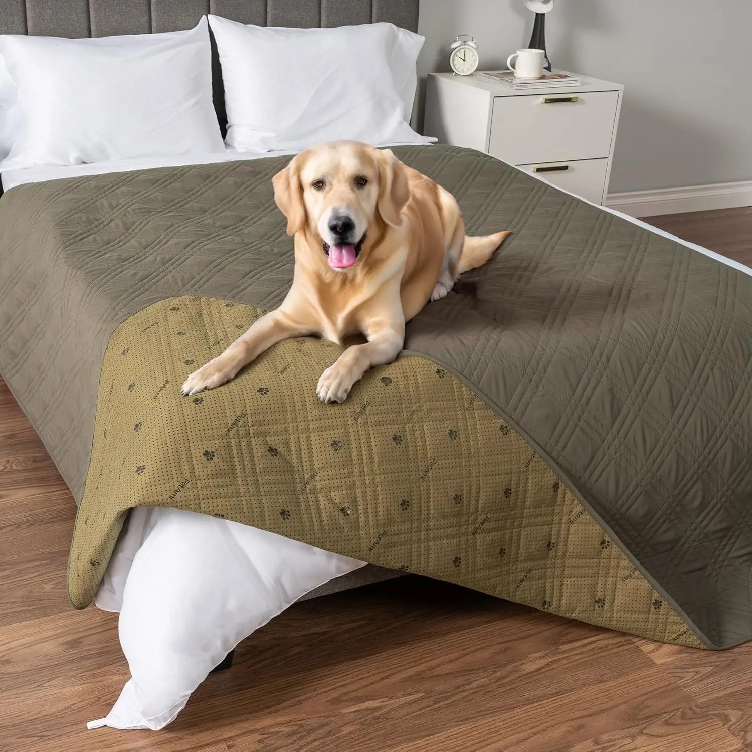 Waterproof Pet Couch Cover Reversible Furniture Protector for Dogs & Cats