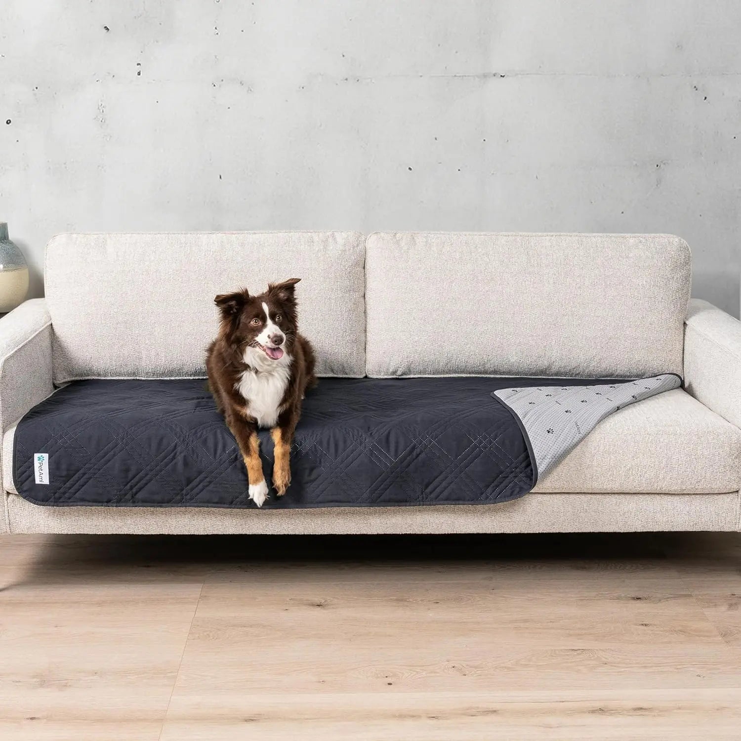 Waterproof Pet Couch Cover Reversible Furniture Protector for Dogs & Cats