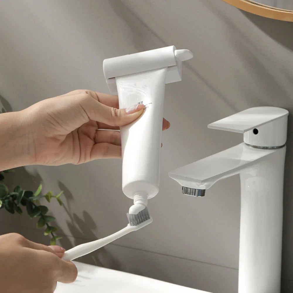 1PC Toothpaste Squeezer Powerful Magnetic Wall Mount Toothpaste Cleanser Manual Squeezer Free Of Punch