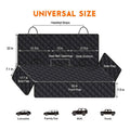 Dog Car Rear Seat Protective Cover Waterproof Dirt Resistant Pet Seat Cover Black Shoulder Strap Hammock Pet Travel Mattress