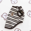 Cotton Rib Dog Shirt Sleeveless Stripe Vest for Small Dogs Teacup Chihuahua Yorkie Puppy Clothes Knitted Breathable Tank Tee