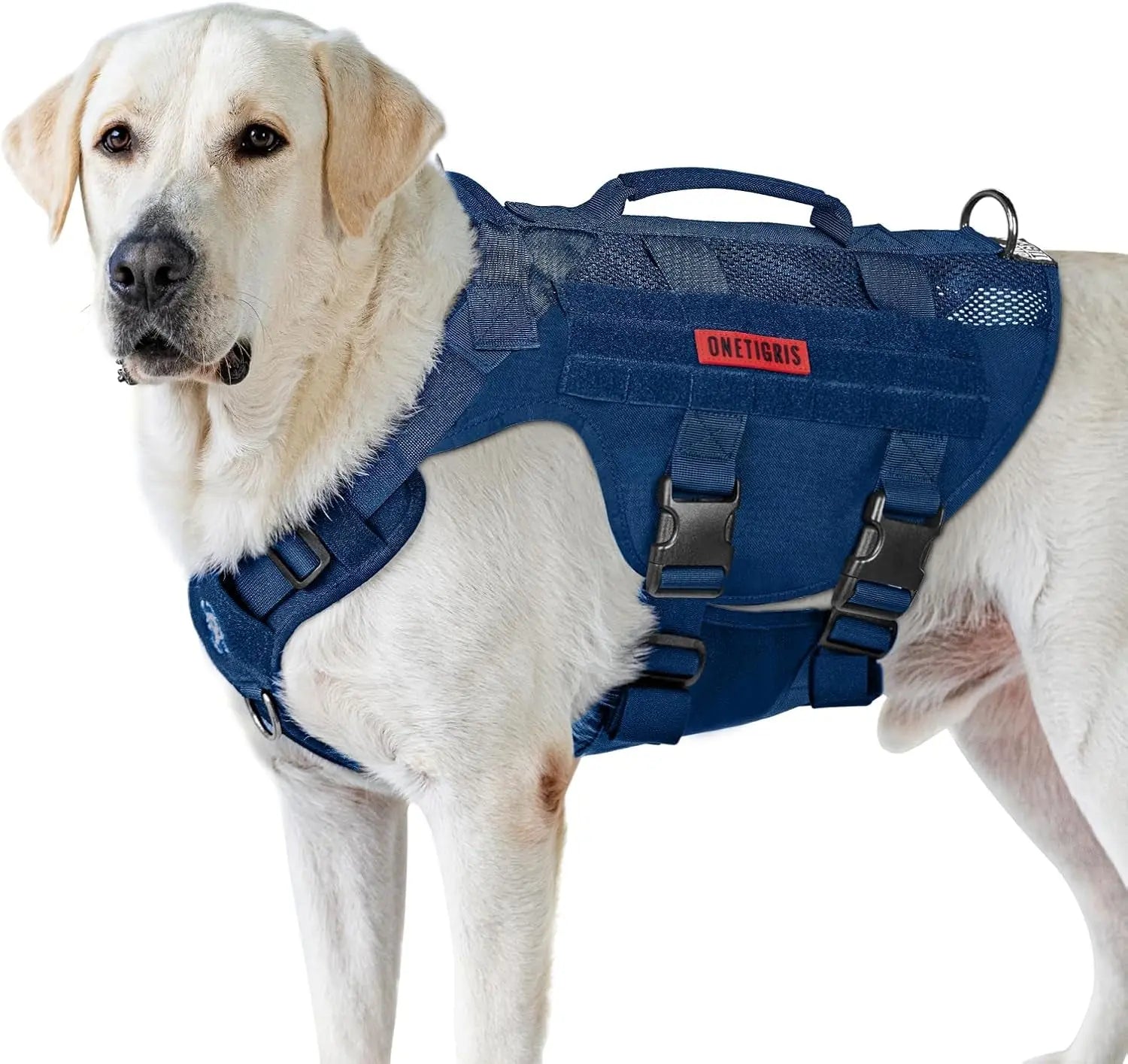 Tactical No-Pull Dog Harness – Mesh Military Vest with Handles for S -XL Dogs