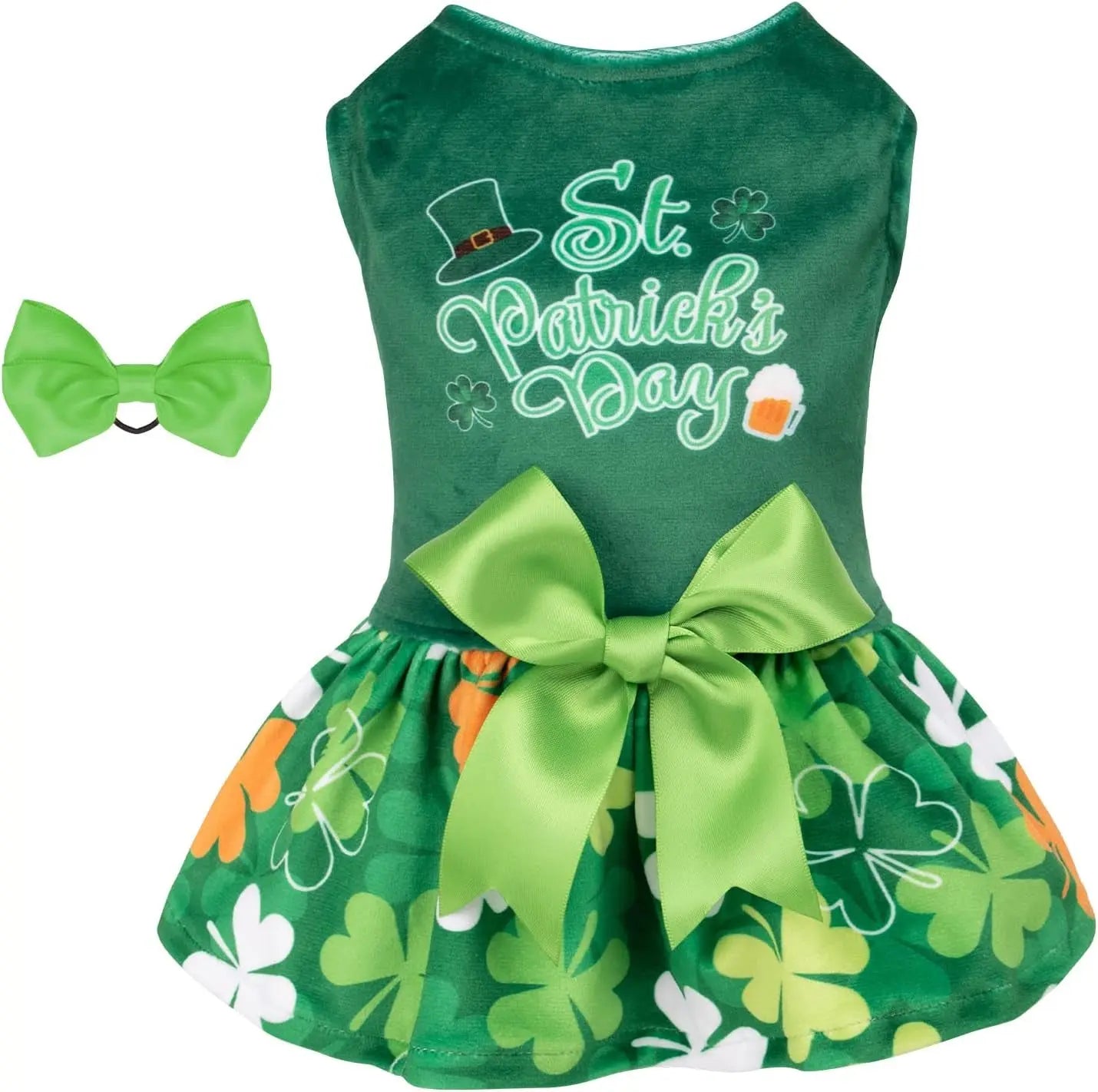 Velvet Dog Birthday and Holiday Dress  For Small Dogs Puppy Holiday Skirt XXS–L