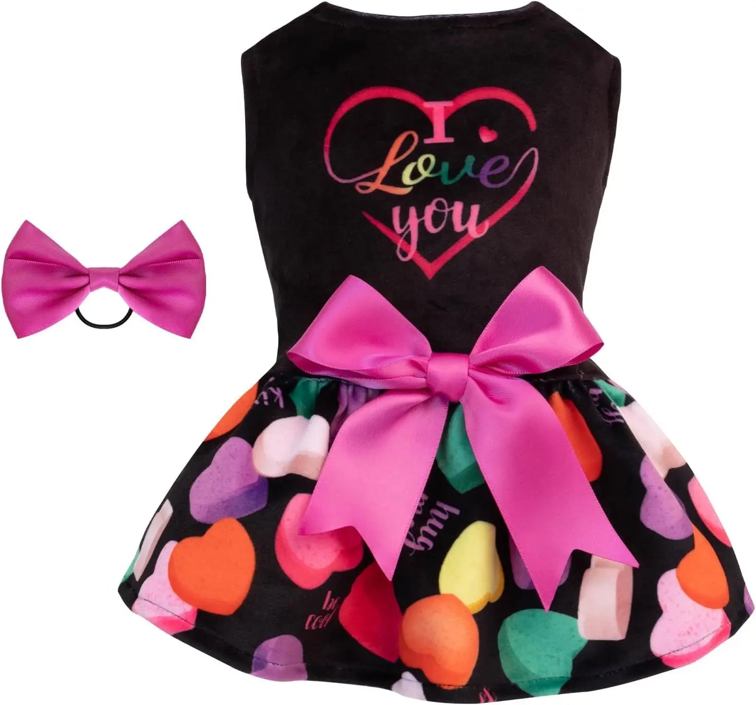 Velvet Dog Birthday and Holiday Dress  For Small Dogs Puppy Holiday Skirt XXS–L