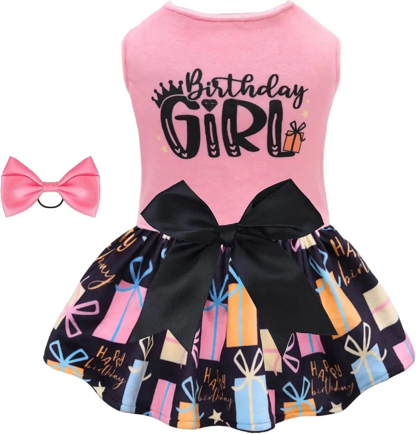 Velvet Dog Birthday and Holiday Dress  For Small Dogs Puppy Holiday Skirt XXS–L