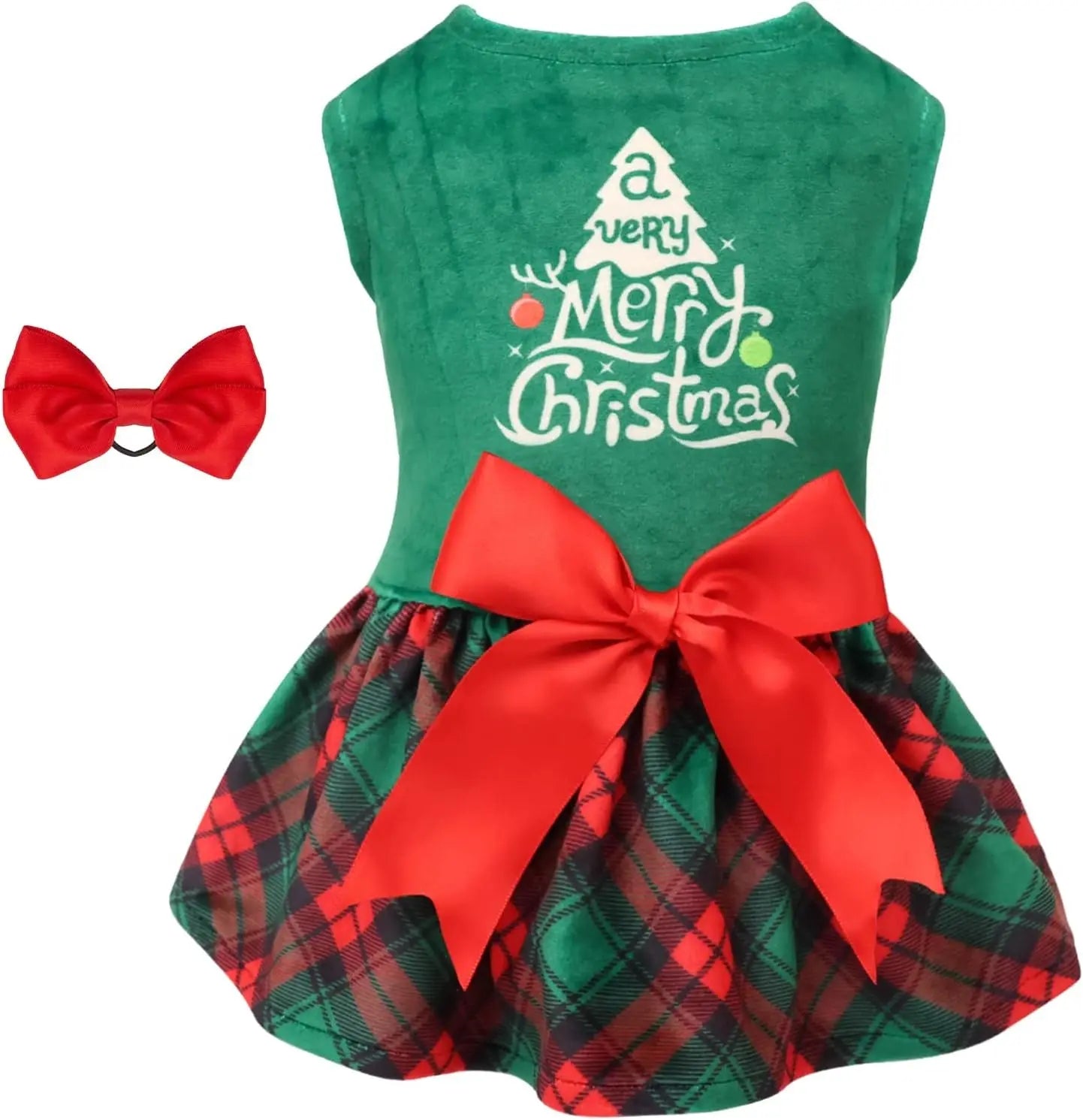 Velvet Dog Birthday and Holiday Dress  For Small Dogs Puppy Holiday Skirt XXS–L