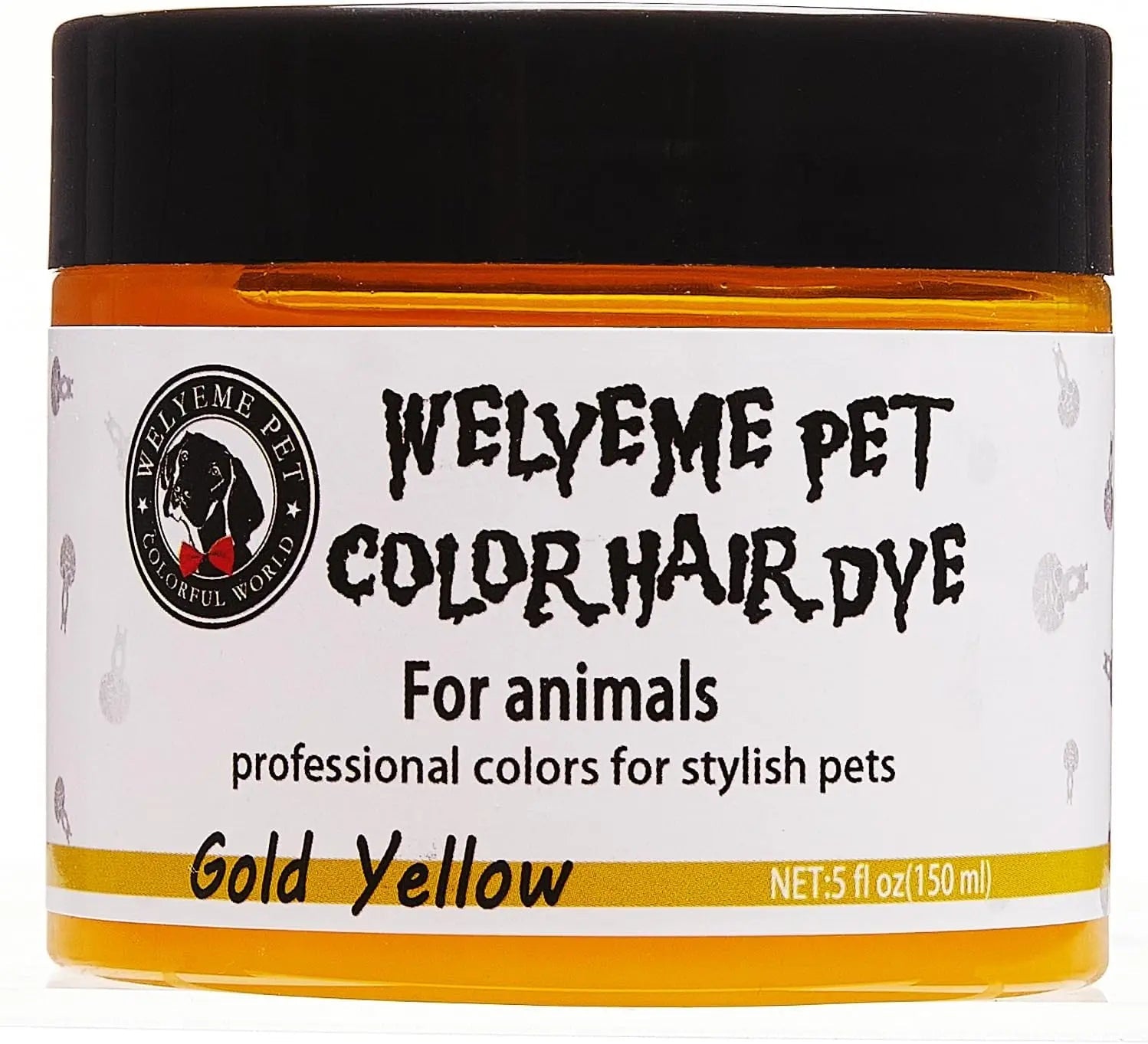 WELYEME Permanent Pet Hair Dye for Dogs, Bright Professional Color Kit