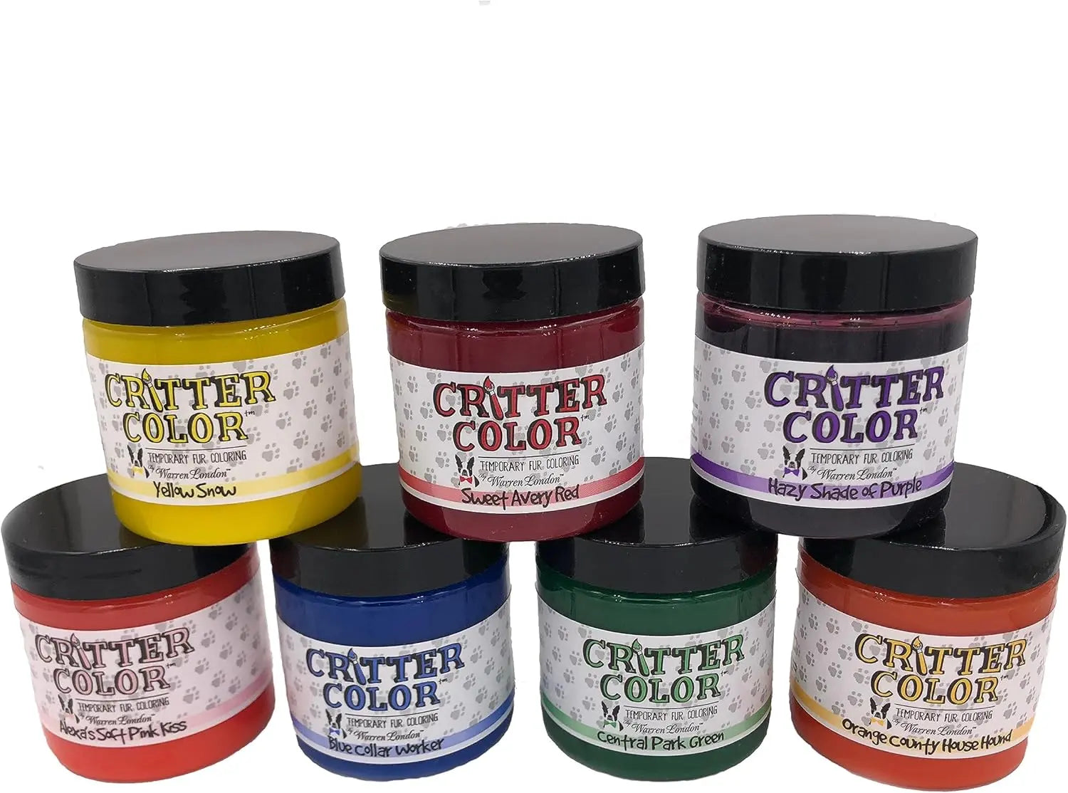 Warren London Critter Color Temporary Pet Fur Dye, Washable Non-Toxic 4oz