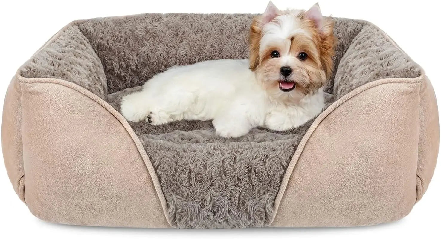 Washable Orthopedic Dog Bed – Soft Calming Pet Sofa for Small to Large Dogs
