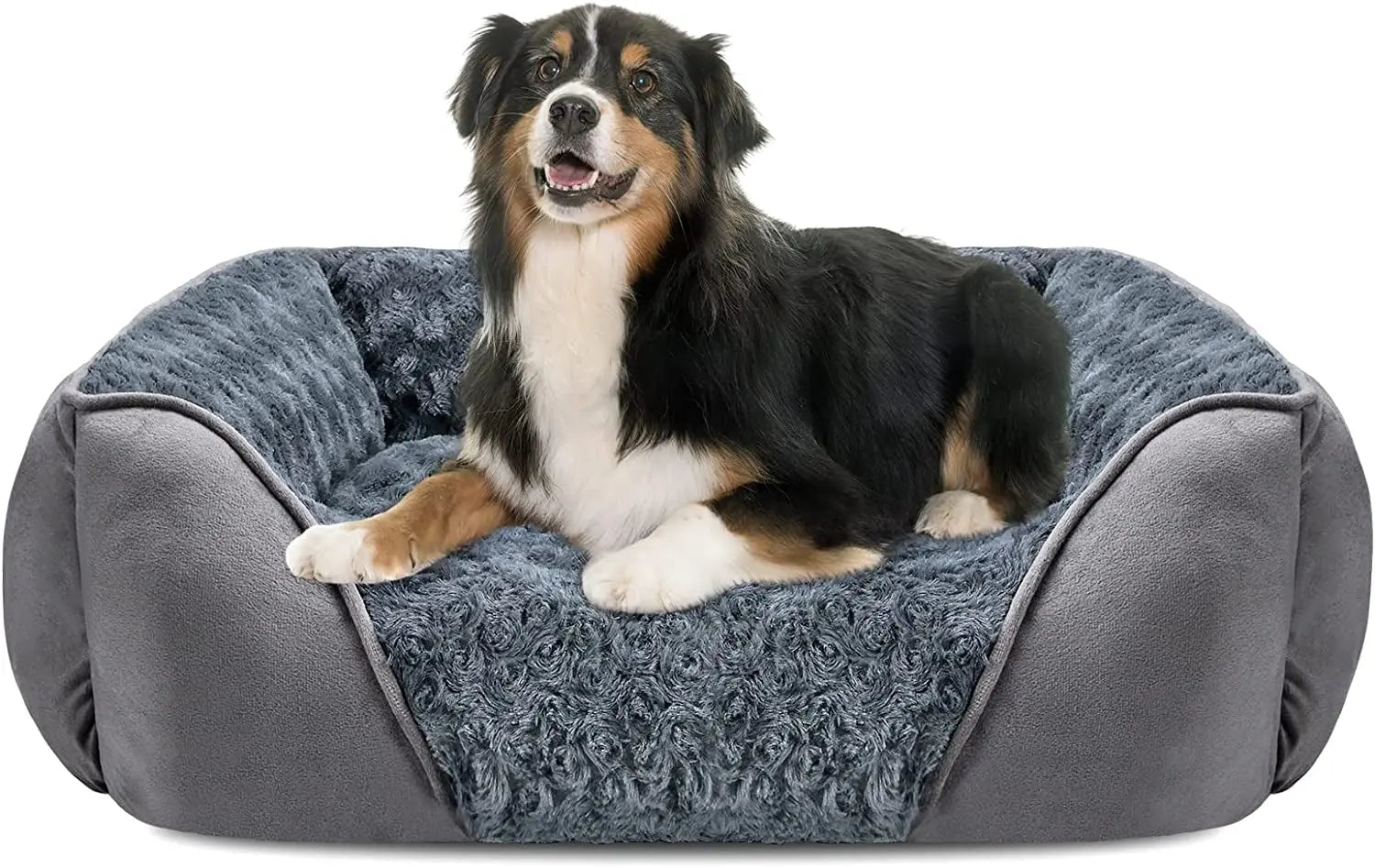 Washable Orthopedic Dog Bed – Soft Calming Pet Sofa for Small to Large Dogs