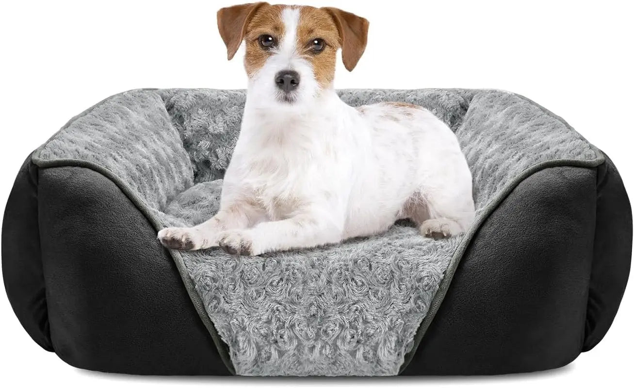 Washable Orthopedic Dog Bed – Soft Calming Pet Sofa for Small to Large Dogs