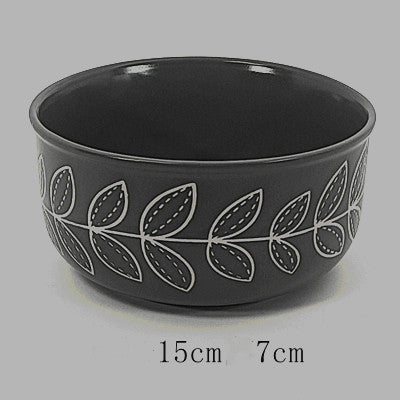 Tail Single Medium Anti-tip Neck Guard Cute Dog Bowl