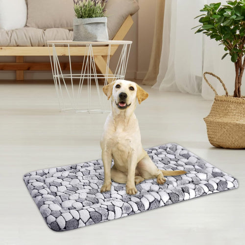 Reversible Crate Pad Cool/Warm Washable S-XXL Grey Stone