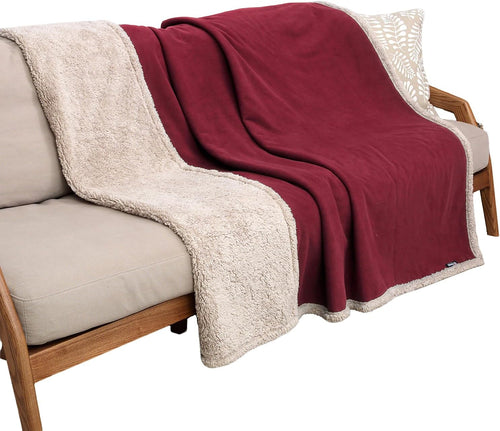 Waterproof Pet Blanket, Reversible Throw for Dogs and Cats | 50 X 60 Inch, Washable Sofa and Bed Protector, Shields Furniture from Fur, Dirt, Scratches and Everyday Spills